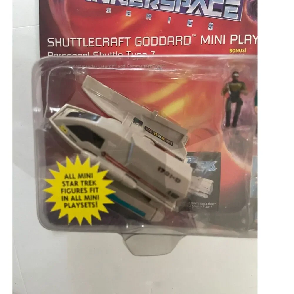 Star Trek Innerspace Series Shuttlecraft Goodard Mini Playset Playmates 90s Y2K